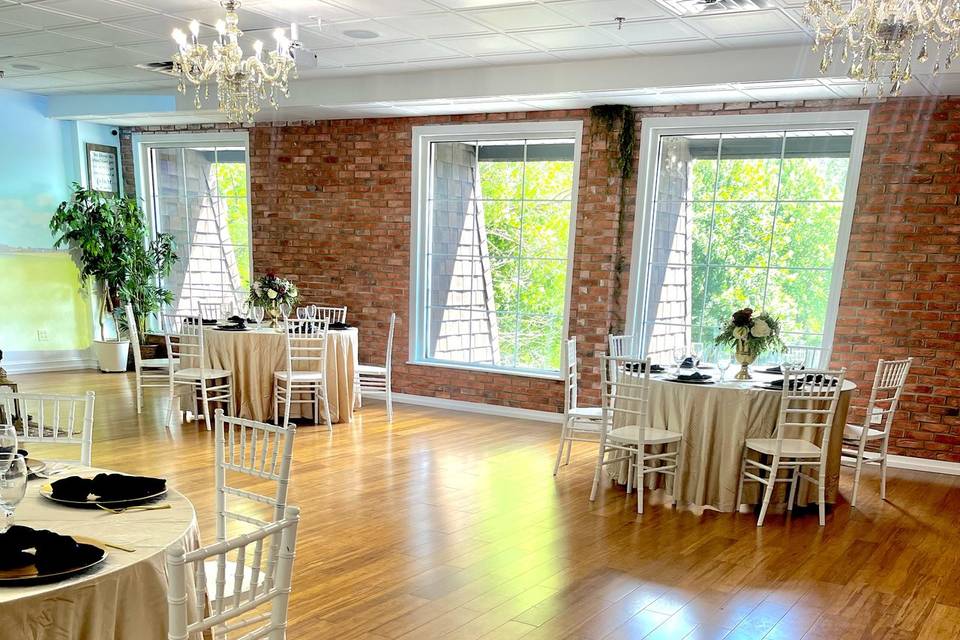 Red brick walls
