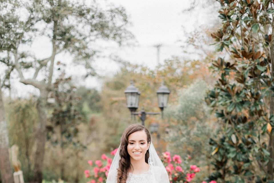 Beaming bride - Ashley Kristen Photography