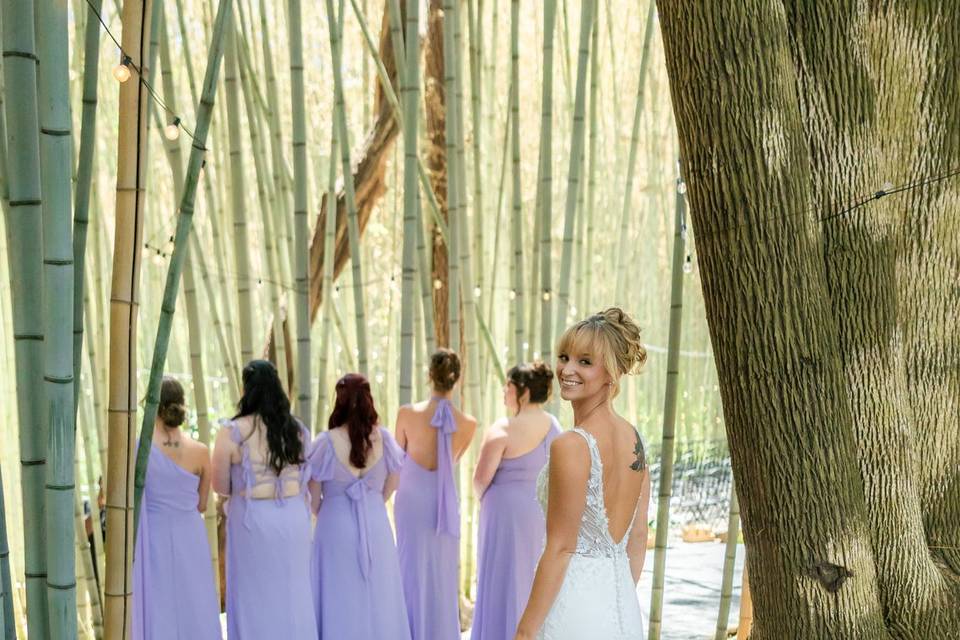 Bridesmaids' First Look