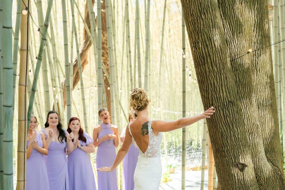 Bridesmaids' First Look