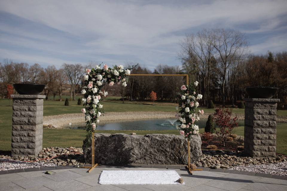 Ceremony arbor