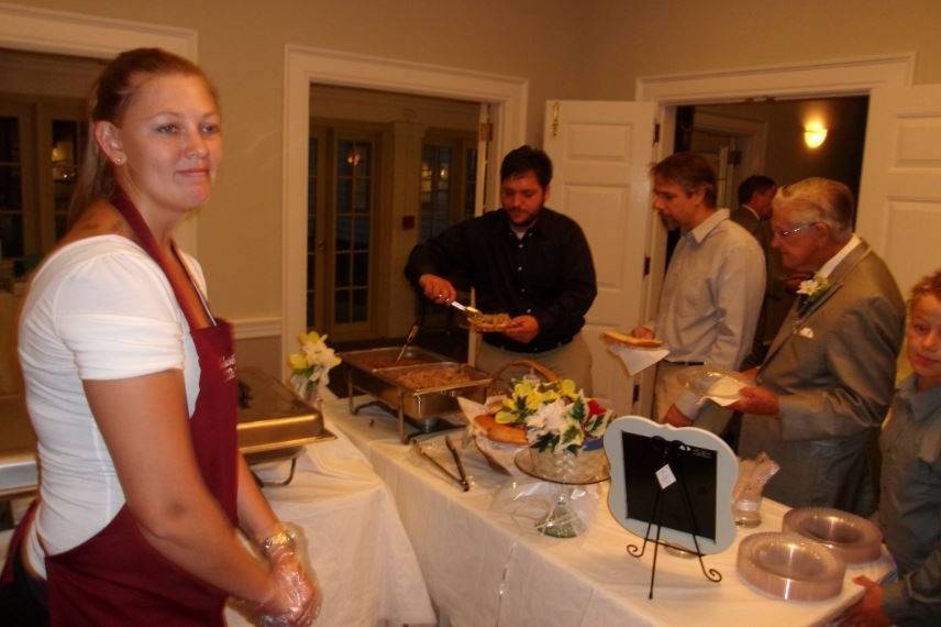 Buffet area