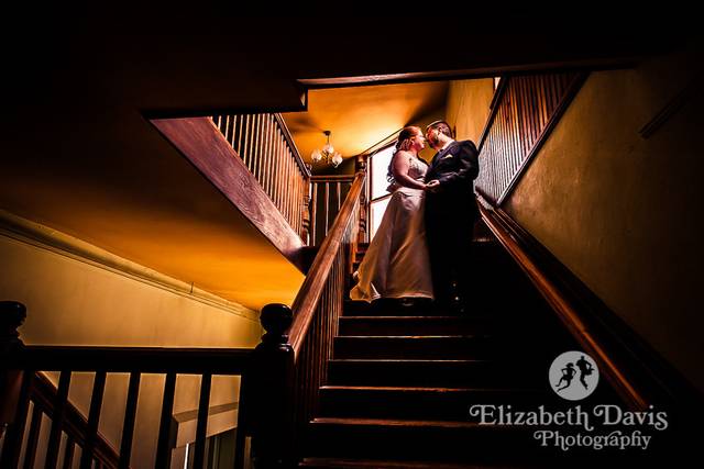 Couple by the stairs