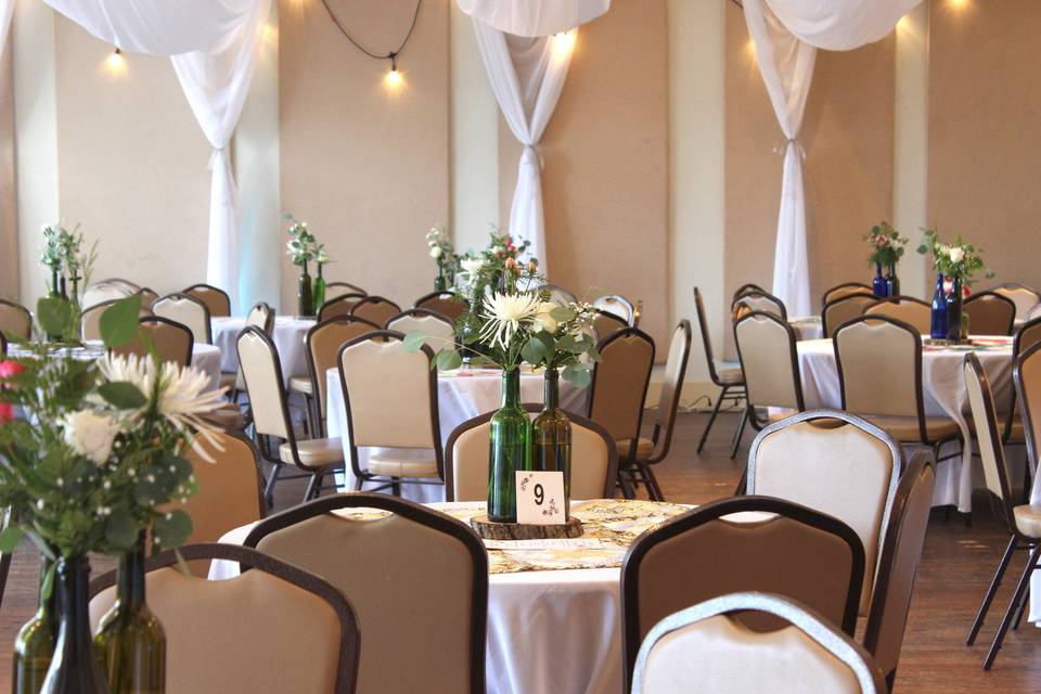 Reception tables