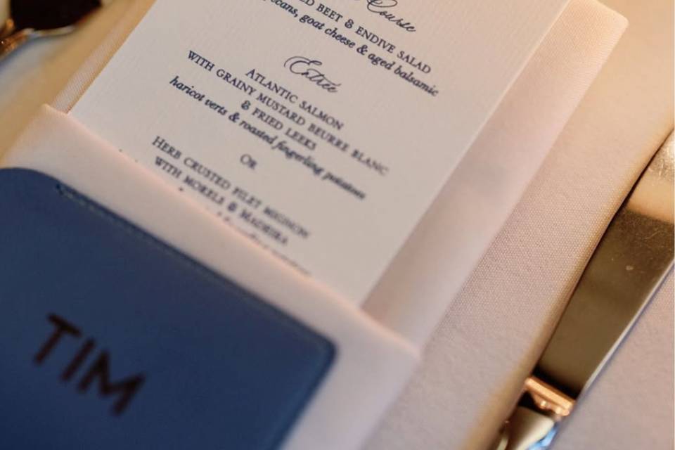 Simple menu
