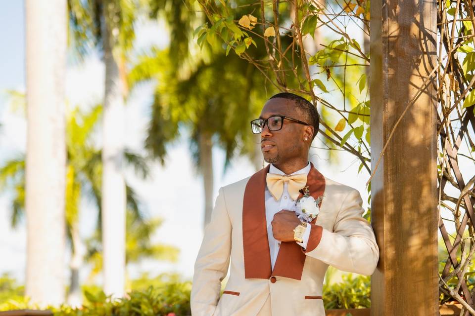 The groom is ready!