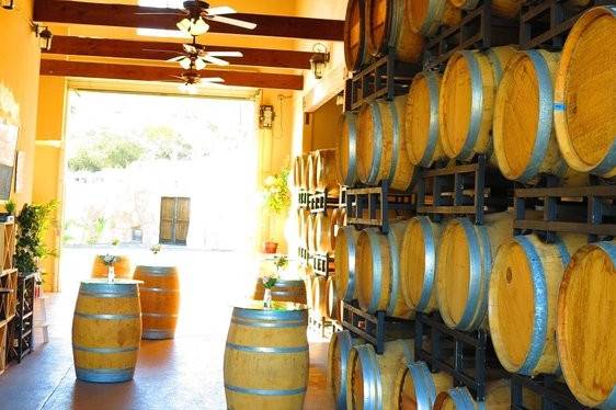 Wine barrels