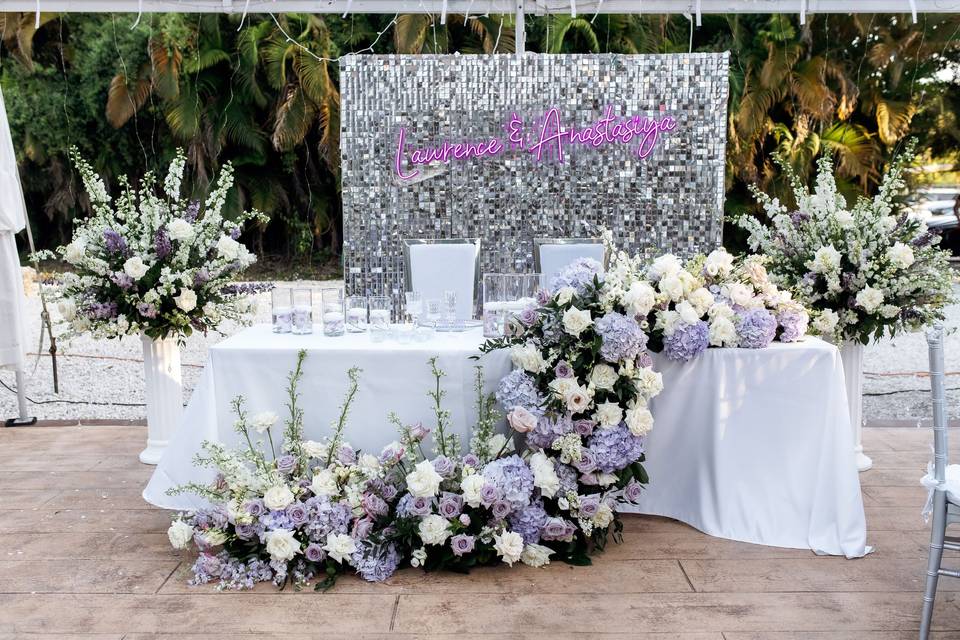 Lilac wedding