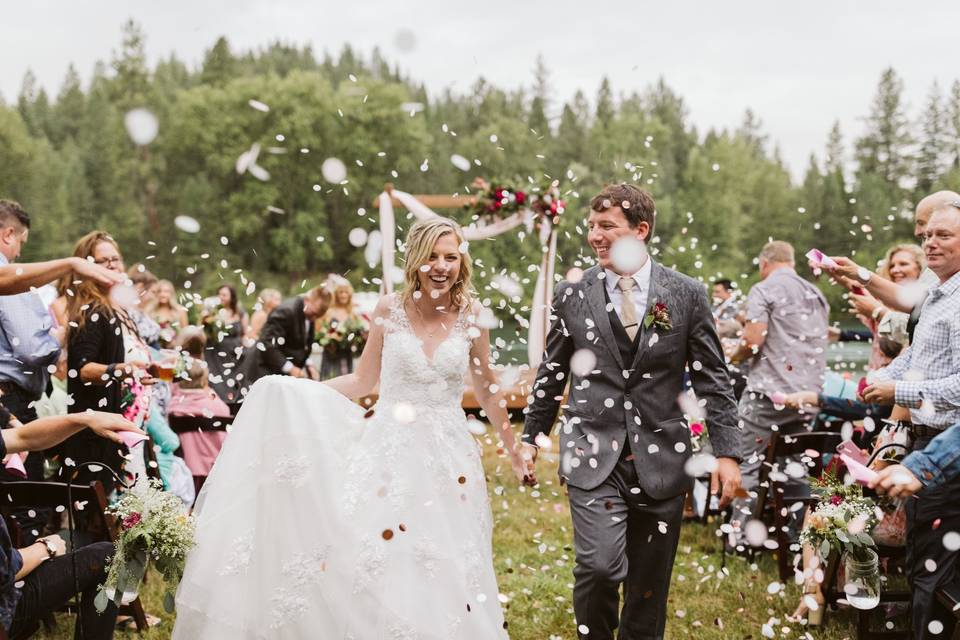 The recessional - Jennifer DeBarros Photography