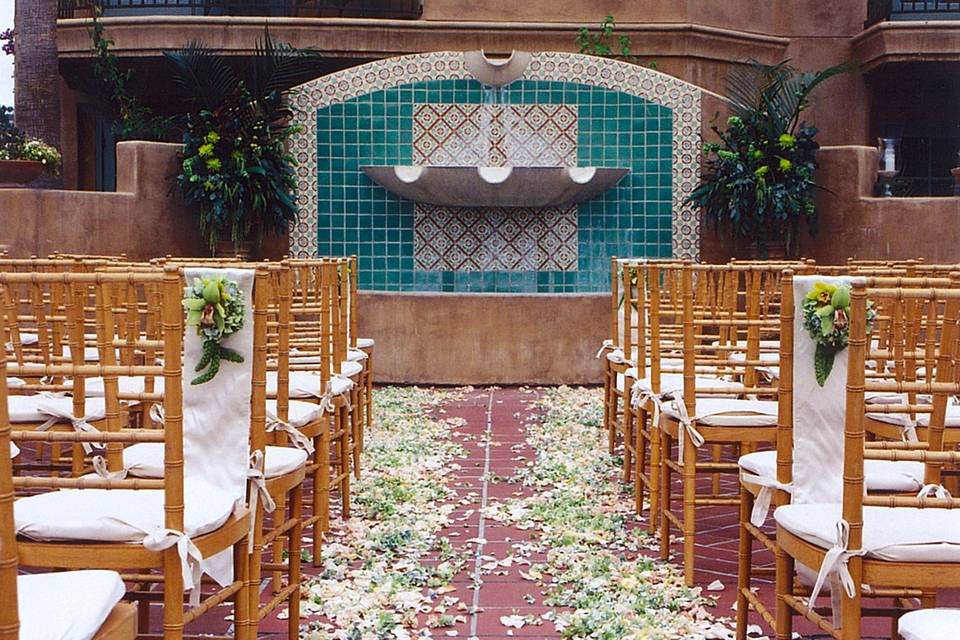 Pool Terrace Ceremony