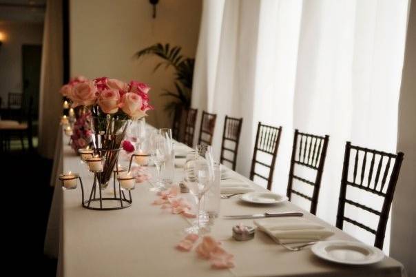 Bridal Party Head Table