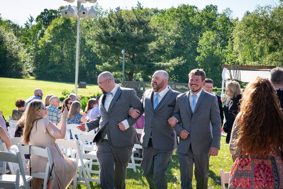 Groomsmen shenanigans