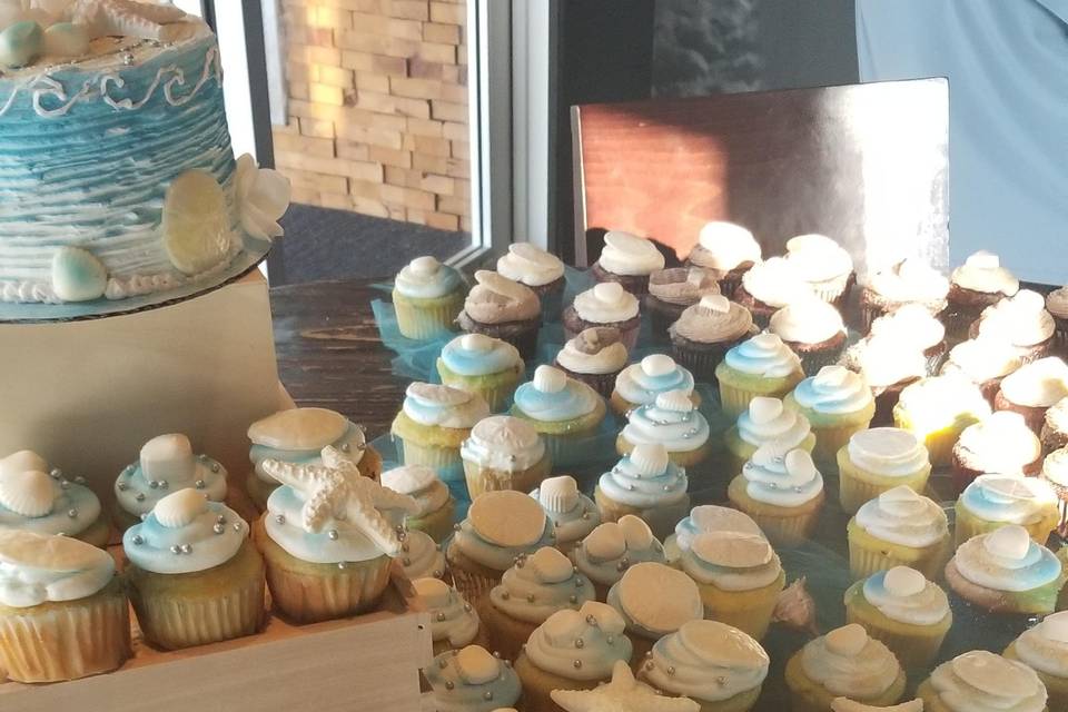 Cupcake-a-rama display