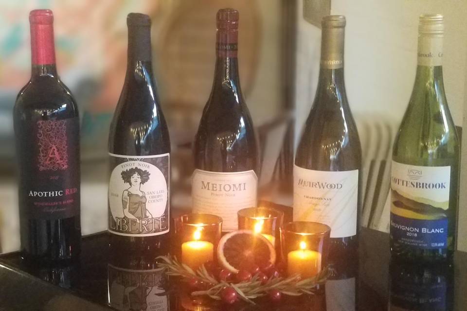 Wine pairing display