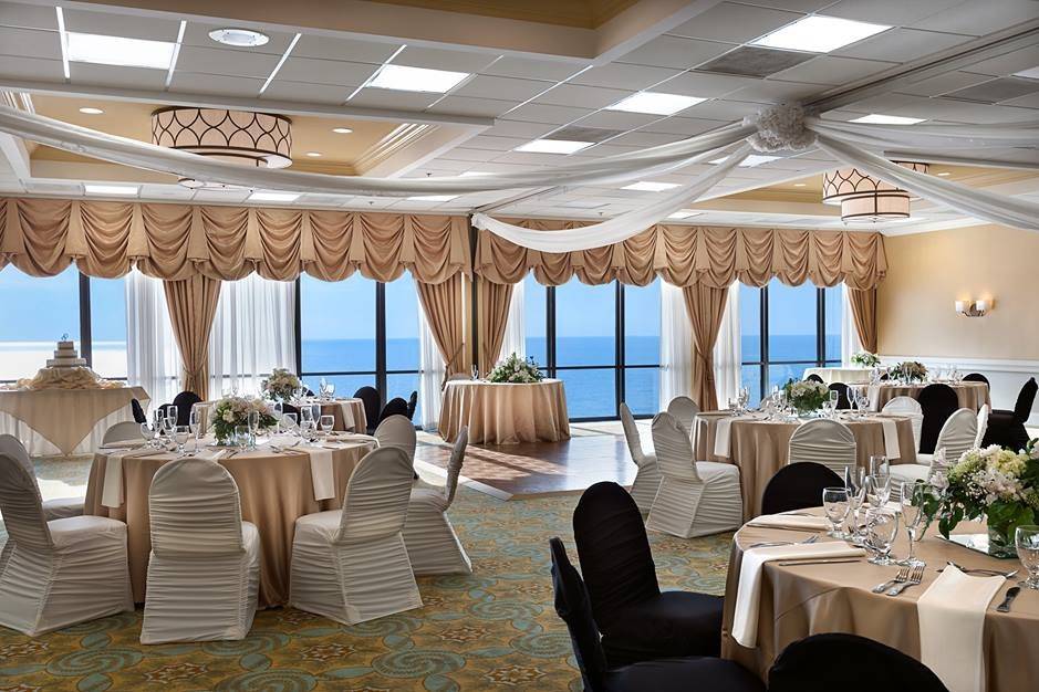 Our 15th floor Oceanfront Ballroom with floor to ceiling panoramic views of the Atlantic Ocean with take your breath away! With our affordable pricing The Breakers Resort is sure to meet all of your Ceremony and Reception needs.