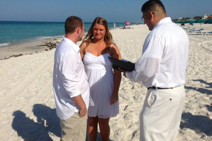 Beach wedding