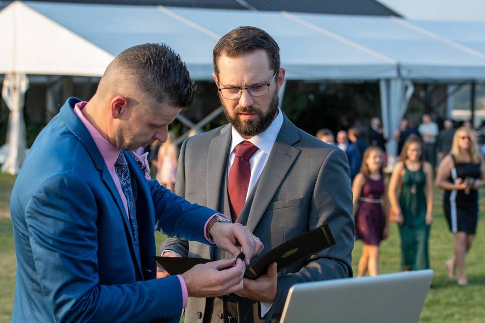 Big Cork: Officiant Mic Check