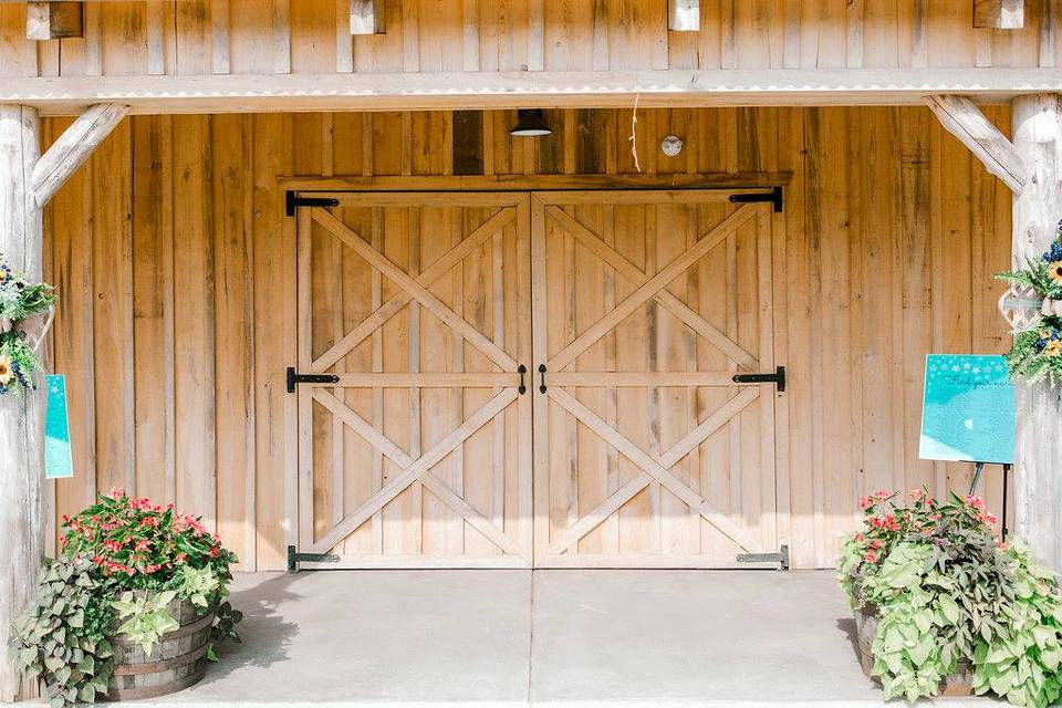 Barn front doors