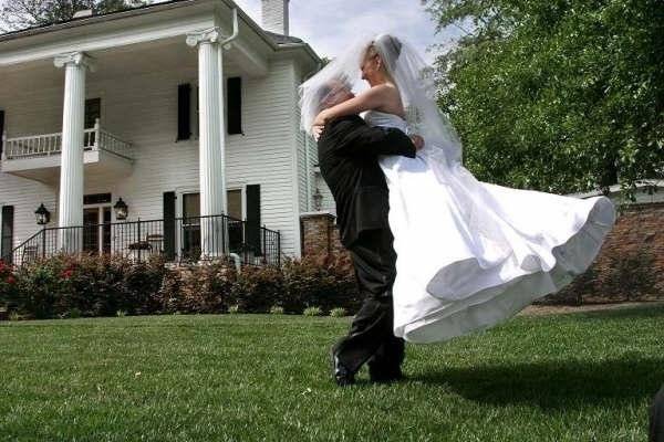 Carrying his bride