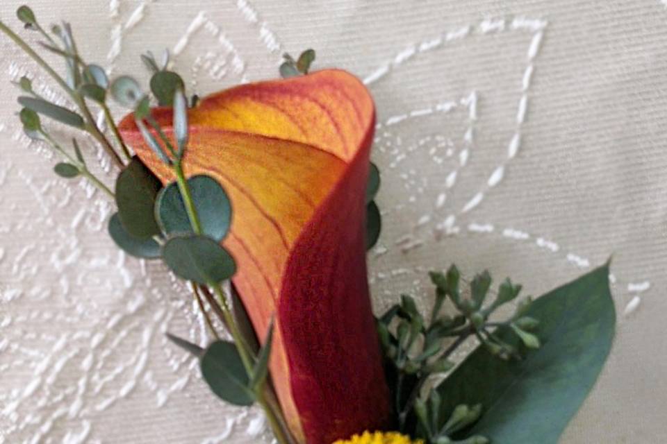 Cake Table with Garland