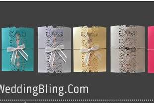 Wedding Invitations, Handmade Wedding Invitations, Wedding Invitations With Bling.