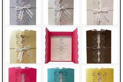 Handmade Wedding Invitations, Baby Shower Invitations, Anniversary Party Invitations With Bling.