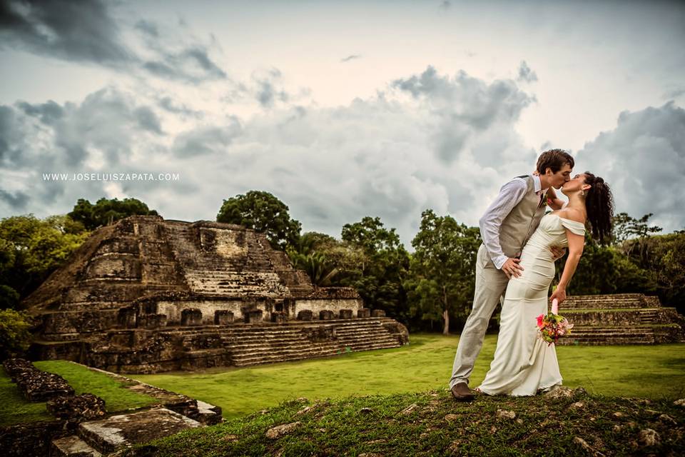 Altun Ha Maya Ruin Wedding in Belize, Central America