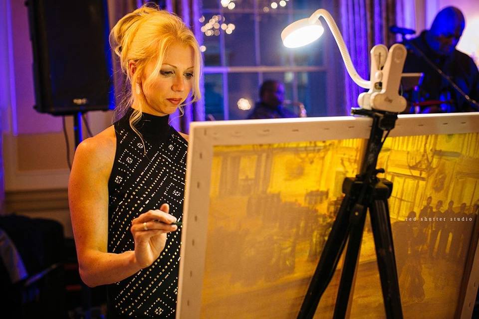 Artistic i Wedding - Live Painting