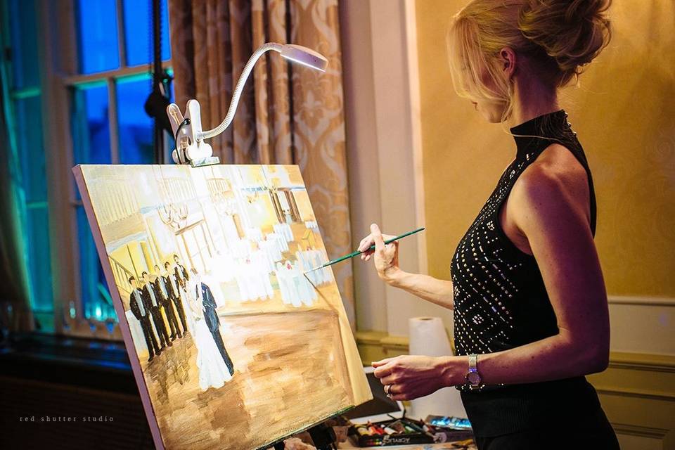 Artistic i Wedding - Live Painting