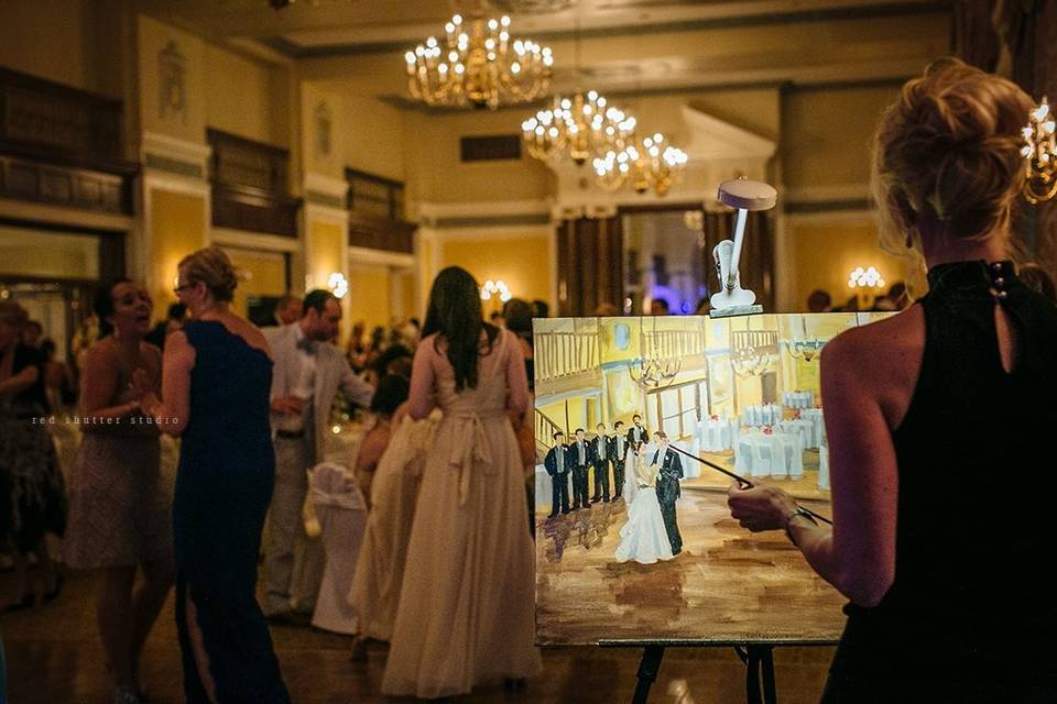 Artistic i Wedding - Live Painting