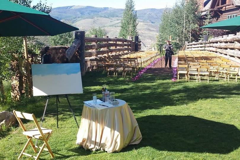 Artistic i Wedding - Live Painting