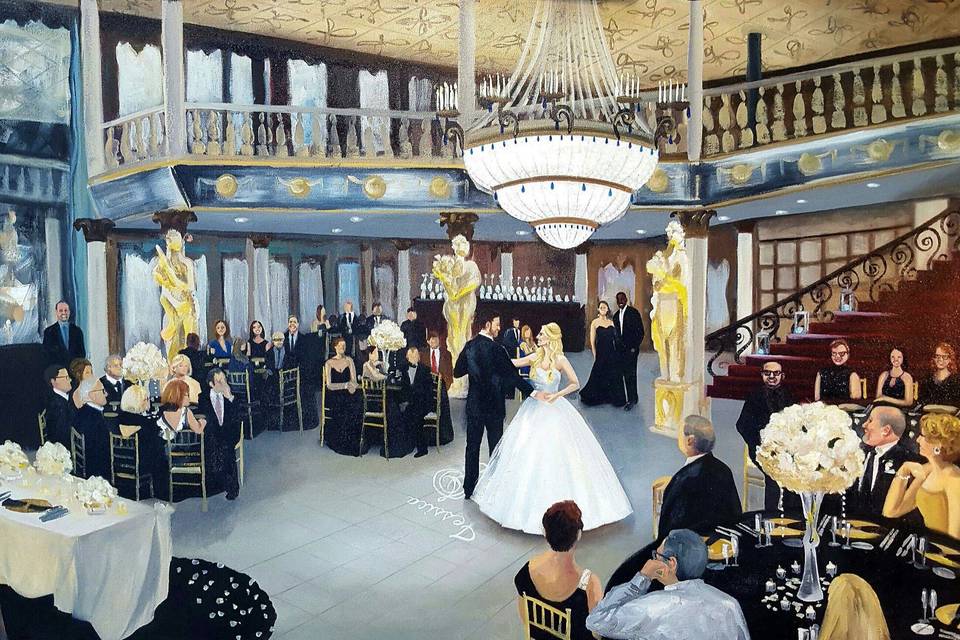 #FloridaWeddingPainting