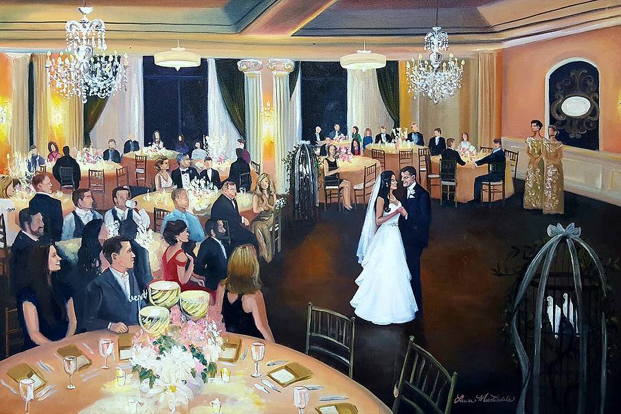 #HoustonWeddingPainting