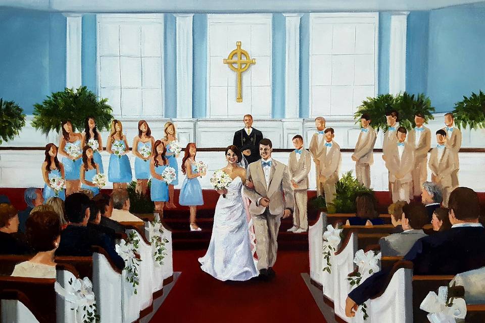 #weddingpaintingfromphoto