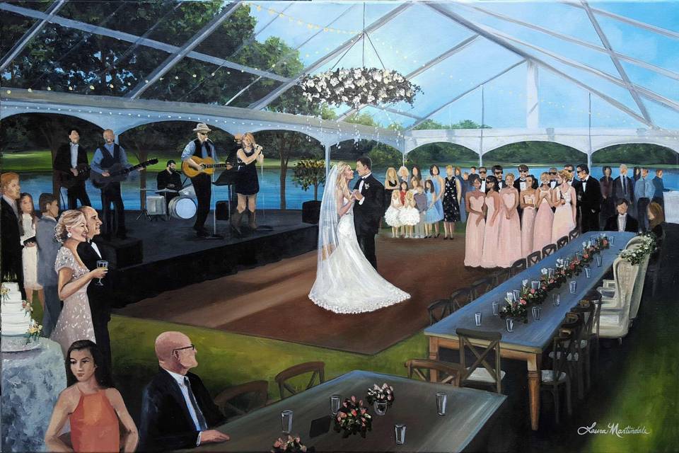 #GeorgiaWeddingPainting