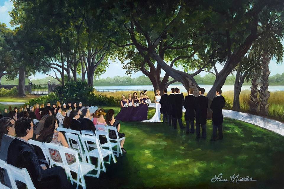 Artistic i Wedding - Live Painting
