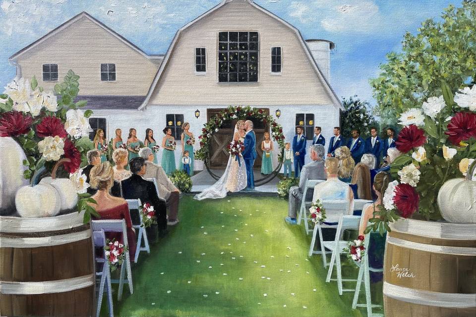 First Kiss Painting