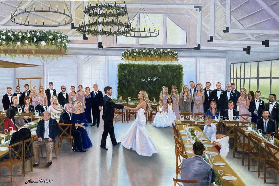 First Dance Painting