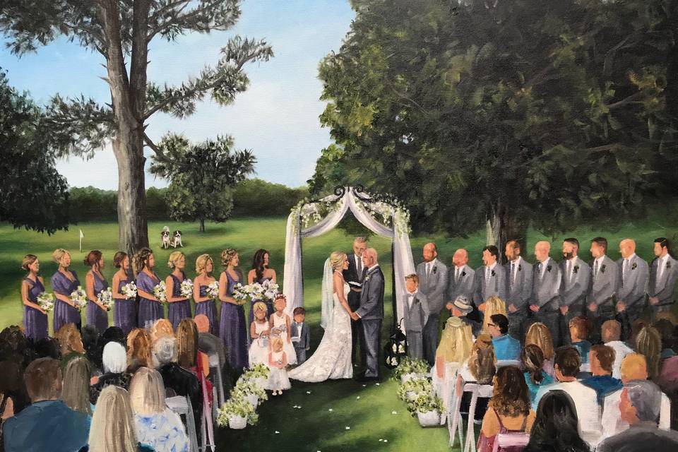 #VAWeddingPainting