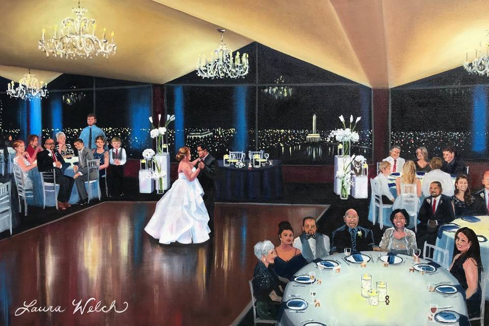 #DCWeddingPainting