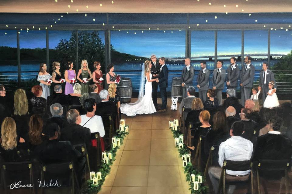 #DCWeddingPainting