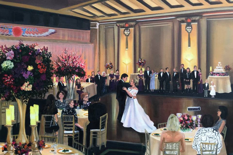 #FoxTheaterWedding