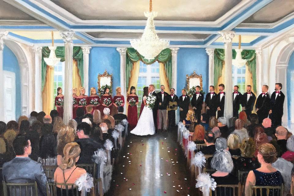 #MyrtleBeachWeddingPainting