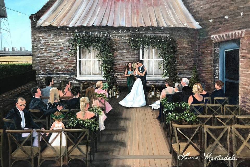 Artistic i Wedding - Live Painting