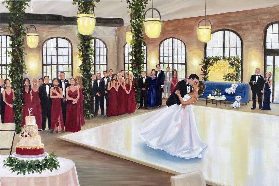 First Dance Painting
