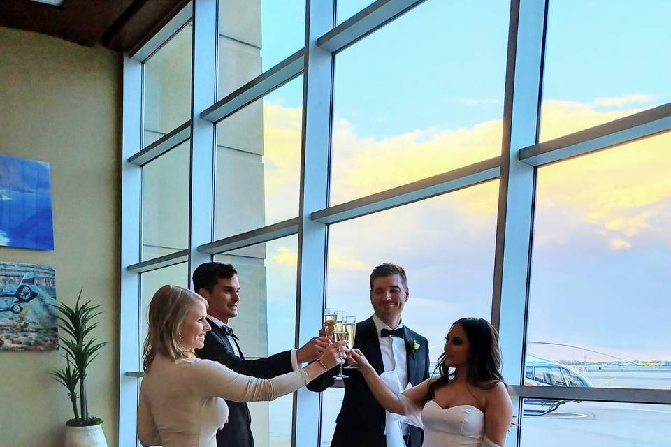 Cheers to the Newly Weds