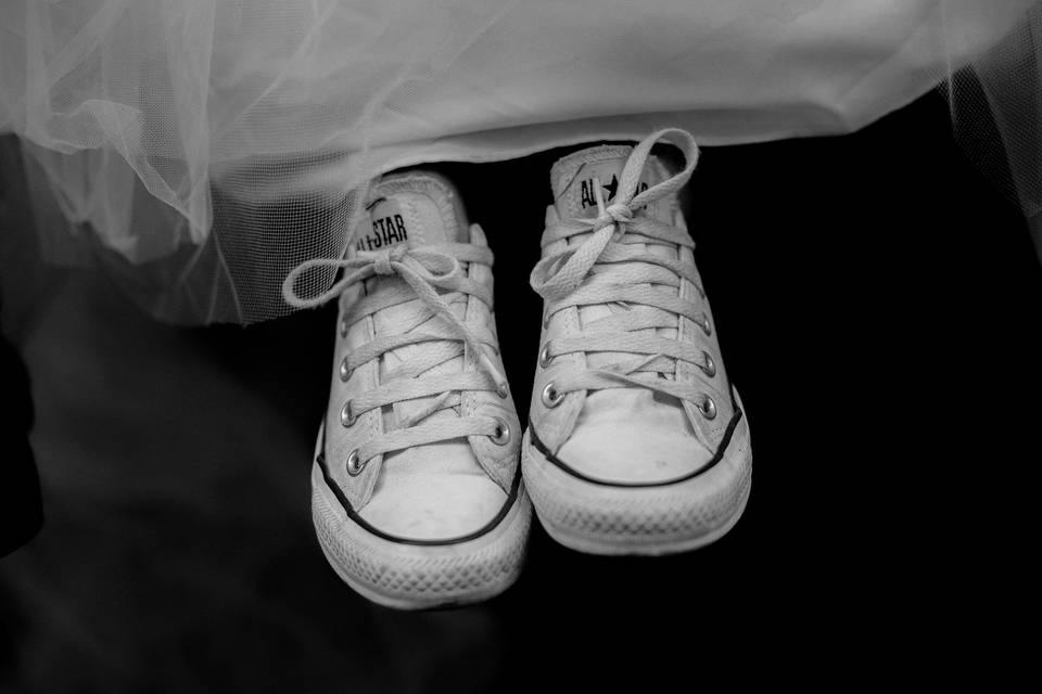 Bride's shoes