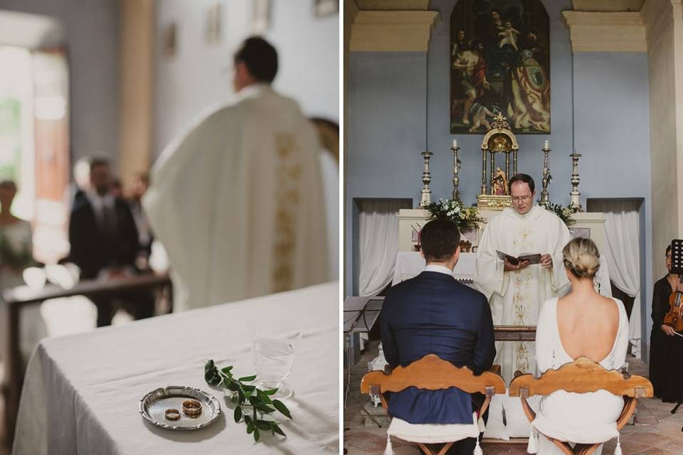 Wedding in our private chapel