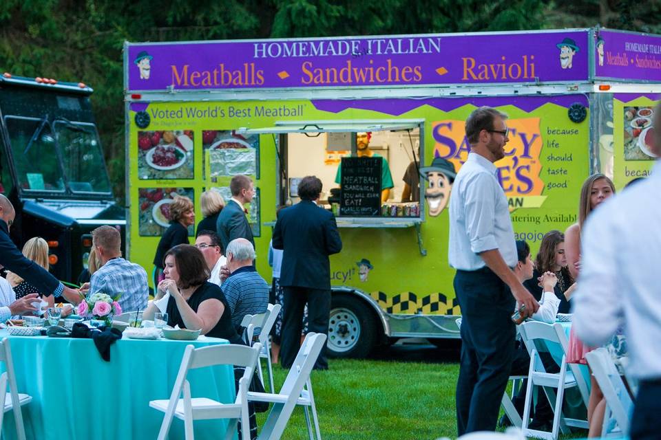 Food Truck at Wedding