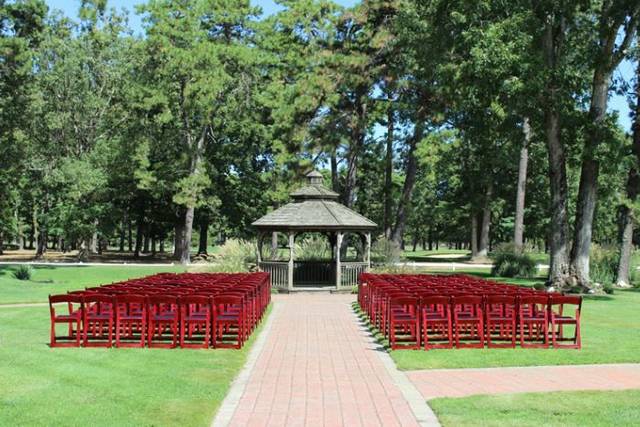Wedding ceremony setup